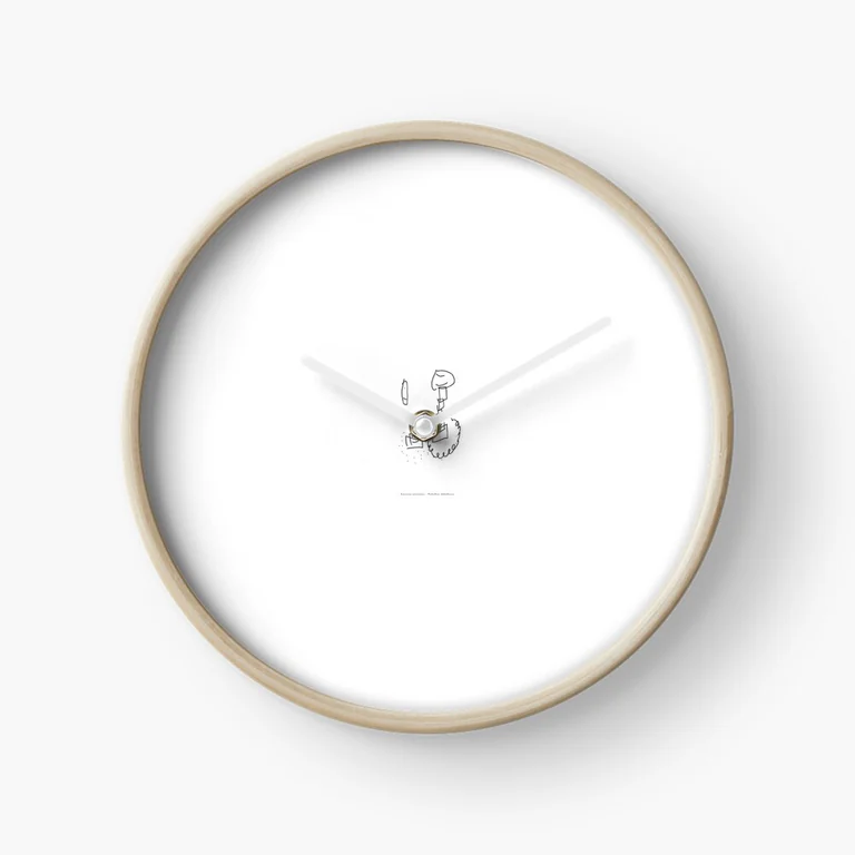 A simple round wall clock